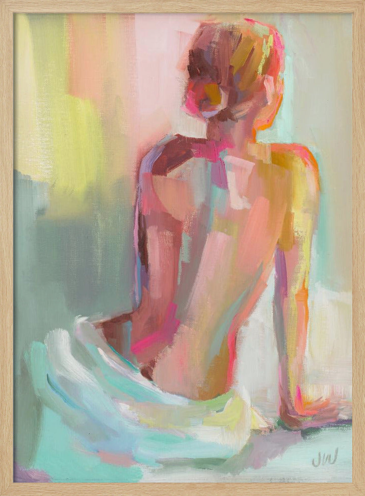 Vrouw poseren | Poster
