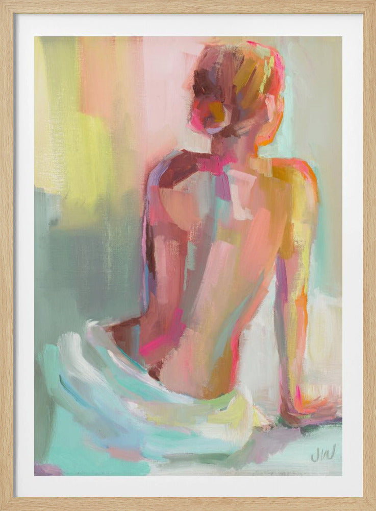 Vrouw poseren | Poster