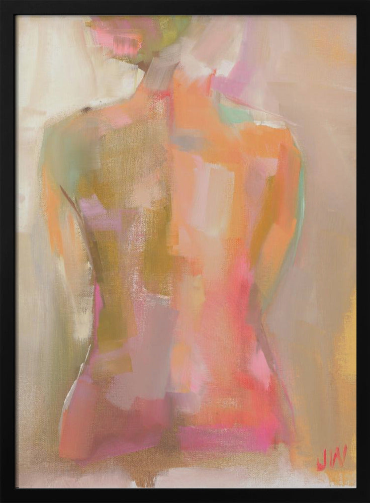 Vrouw met rug | Poster