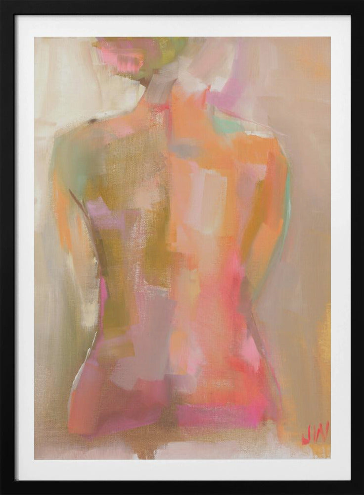Vrouw met rug | Poster