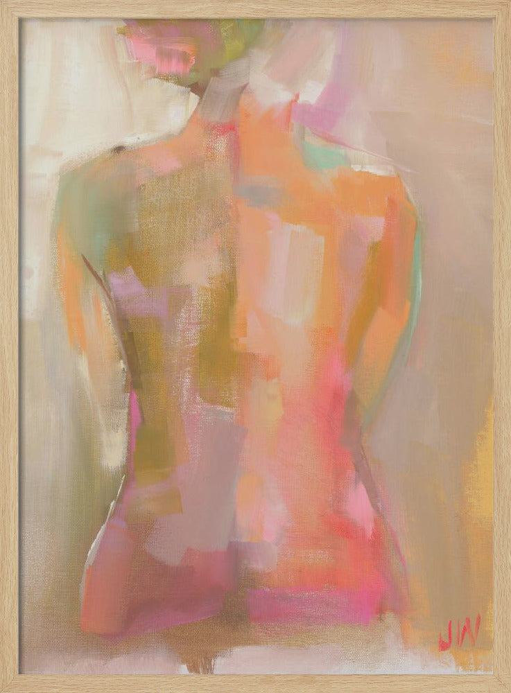 Vrouw met rug | Poster