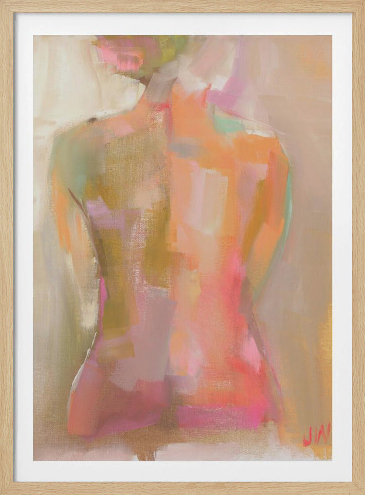 Vrouw met rug | Poster