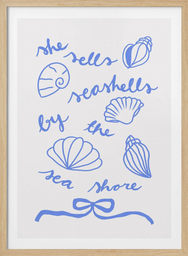Zeeschelpensereniteit | Poster
