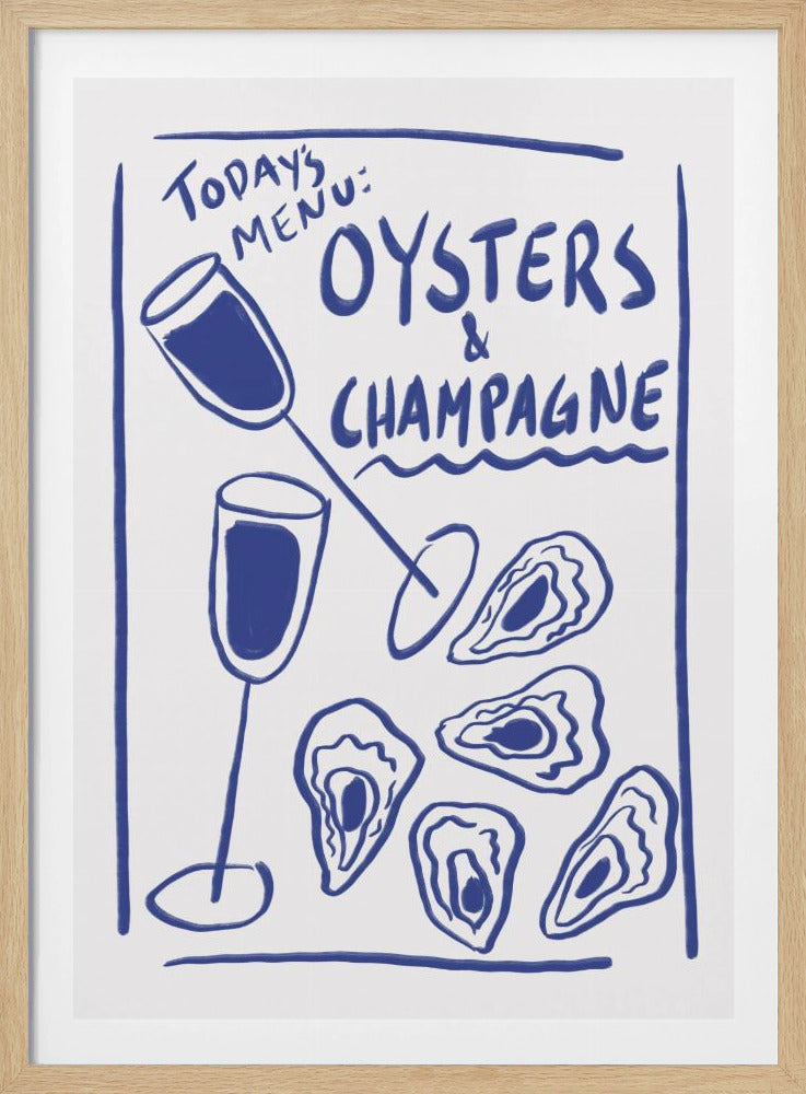 Het menu van vandaag | Poster