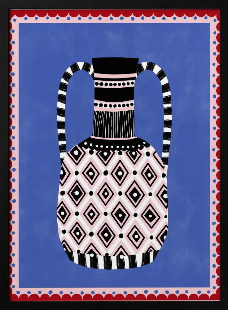 Geometrische patronen en felle kleuren | Poster