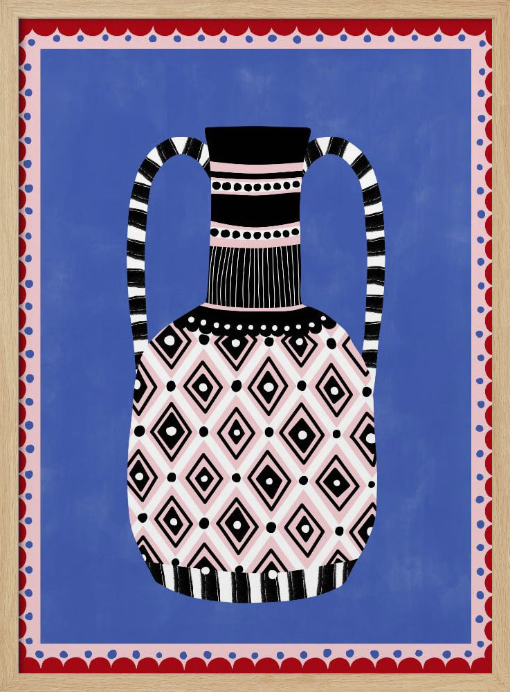 Geometrische patronen en felle kleuren | Poster