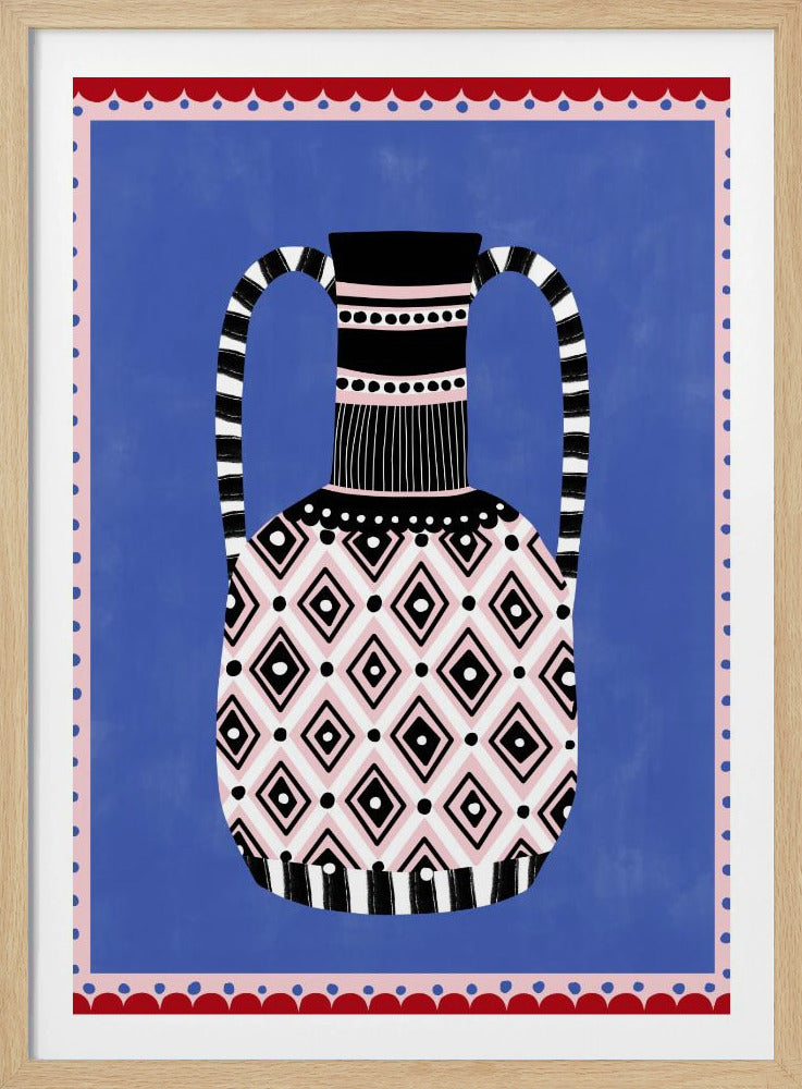 Geometrische patronen en felle kleuren | Poster