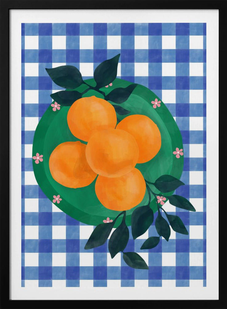 Geruite Citrus Charm | Poster