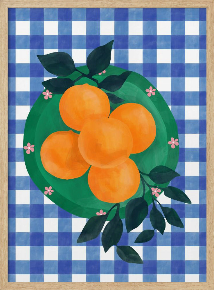 Geruite Citrus Charm | Poster