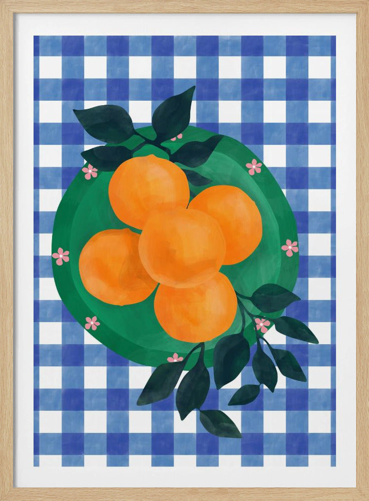 Geruite Citrus Charm | Poster