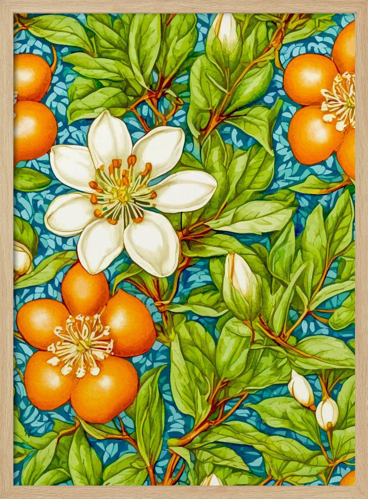 Oranjebloesem Natuurplant | Poster