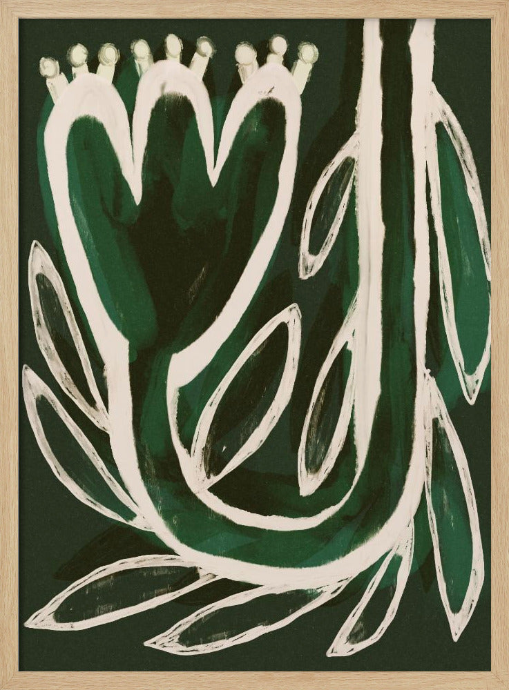 Groene Bloei Symfonie | Poster
