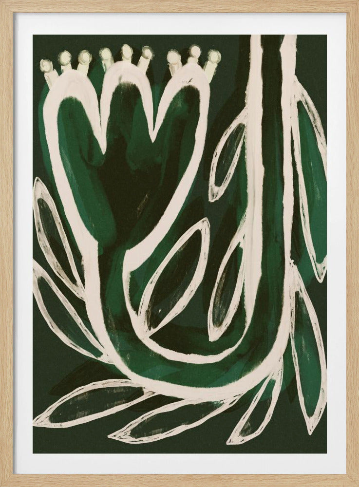 Groene Bloei Symfonie | Poster