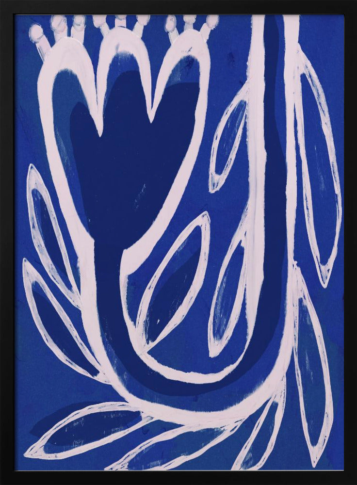 Bloemen Middernacht | Poster