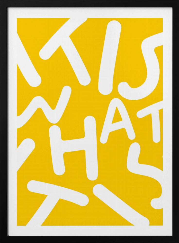 Het is wat het is | Poster