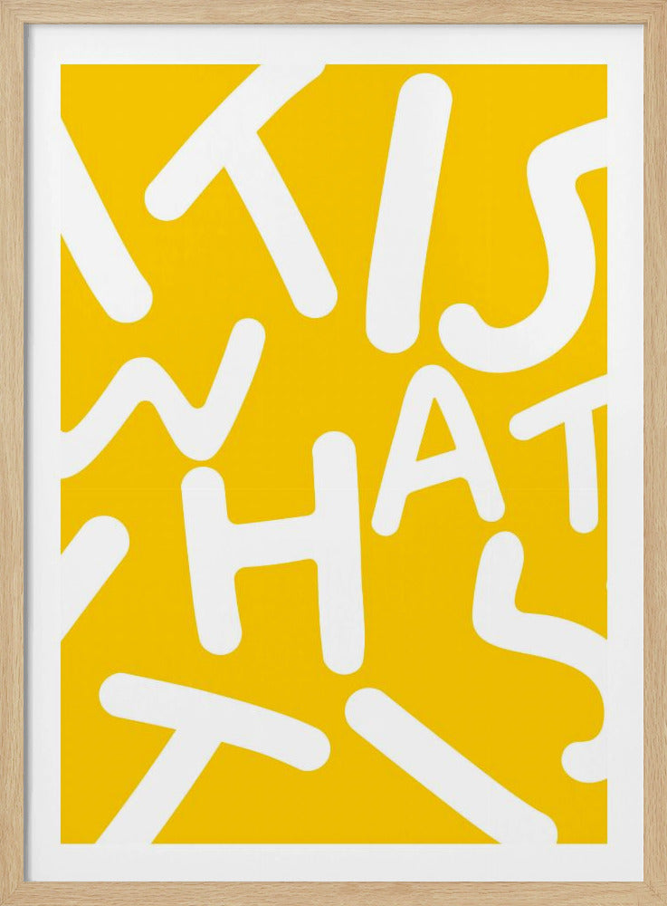 Het is wat het is | Poster