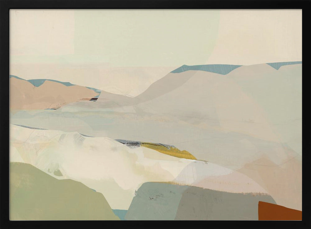 Kleurenblok Landschap 2 | Poster