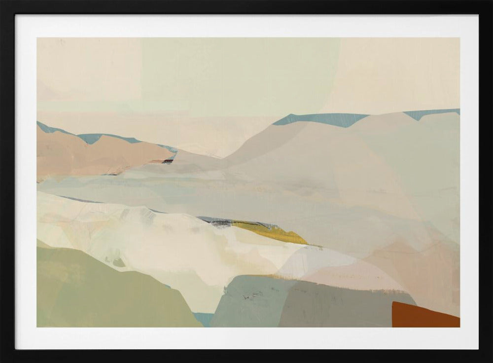 Kleurenblok Landschap 2 | Poster