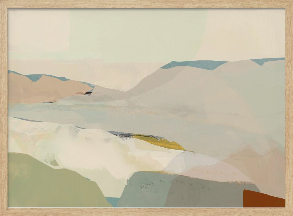 Kleurenblok Landschap 2 | Poster
