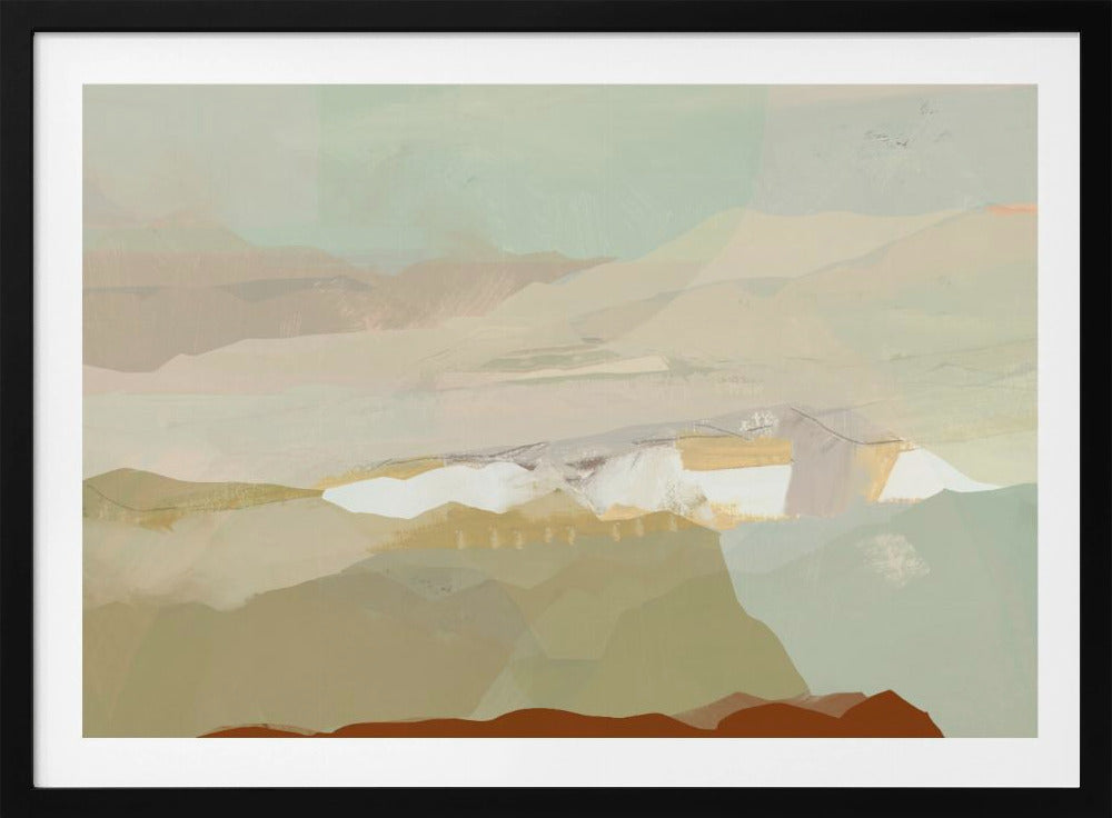 Kleurenblok Landschap 3 | Poster