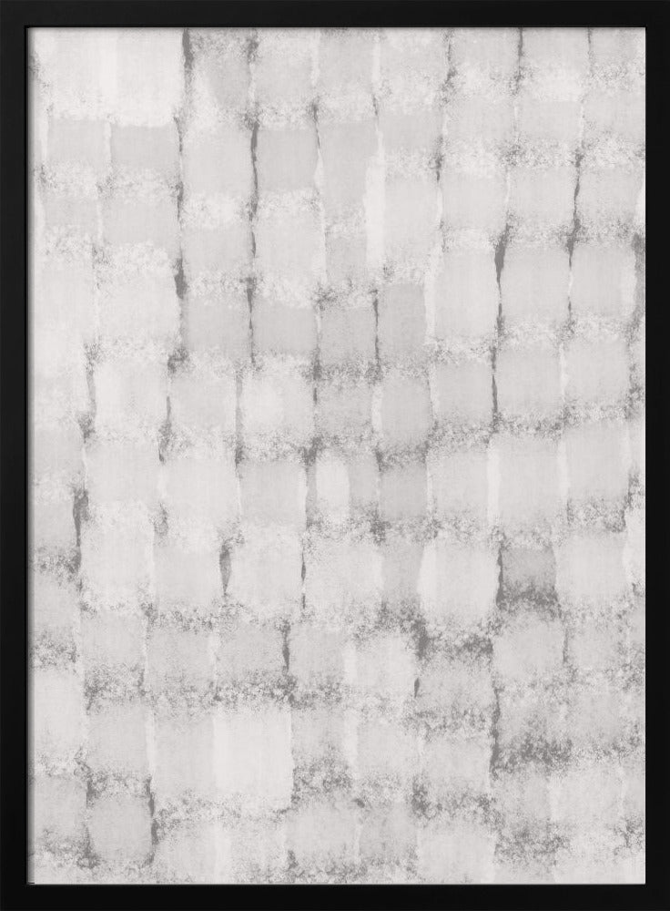 Zwart-witte bakstenen | Poster