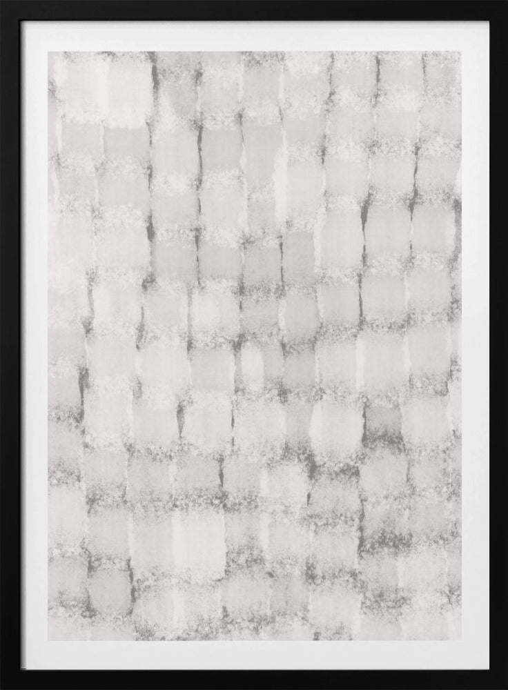 Zwart-witte bakstenen | Poster