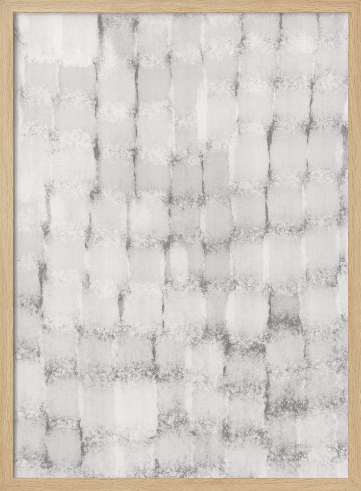 Zwart-witte bakstenen | Poster