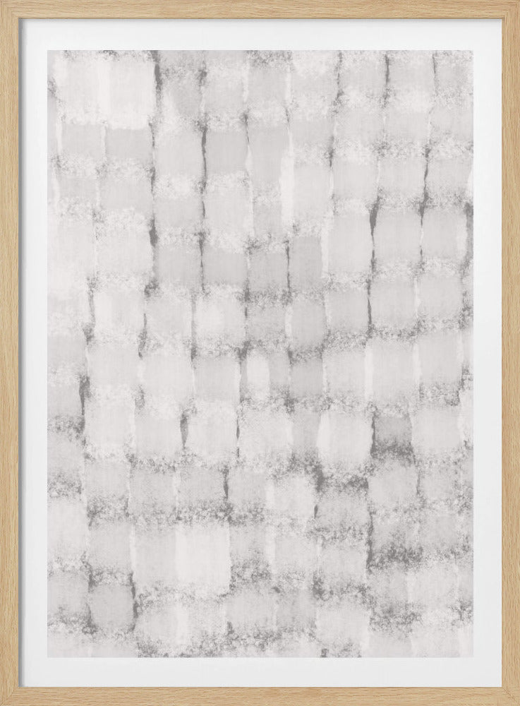 Zwart-witte bakstenen | Poster