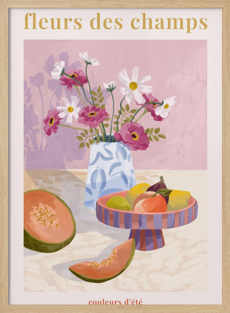 Fleur Des Champs-Roze | Poster