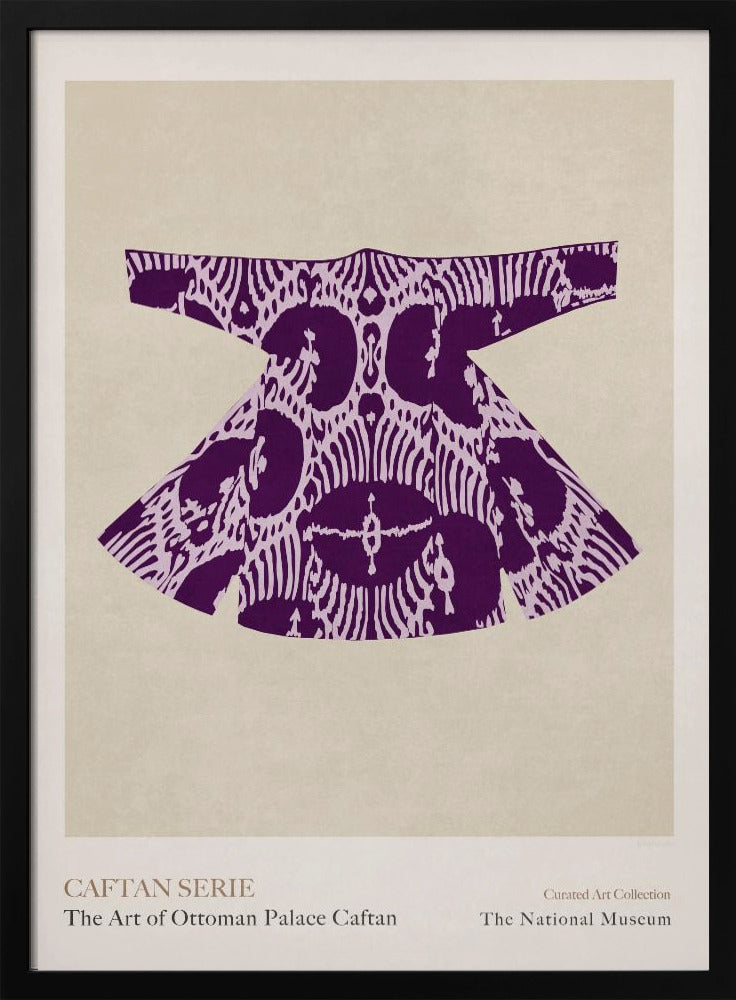 Purple Caftan Elegance | Poster