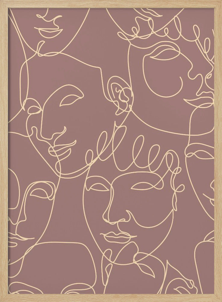 Vrouwelijke Patronen Poster 08 | Poster