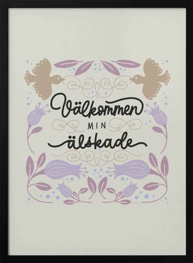 Välkommen Welkomstlicht | Poster