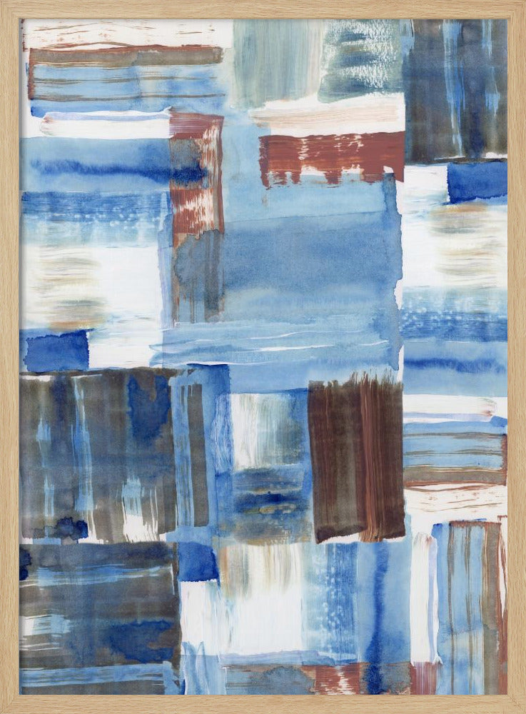 IJzig Blauw Abstract 1 | Poster