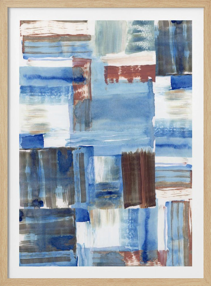 IJzig Blauw Abstract 1 | Poster