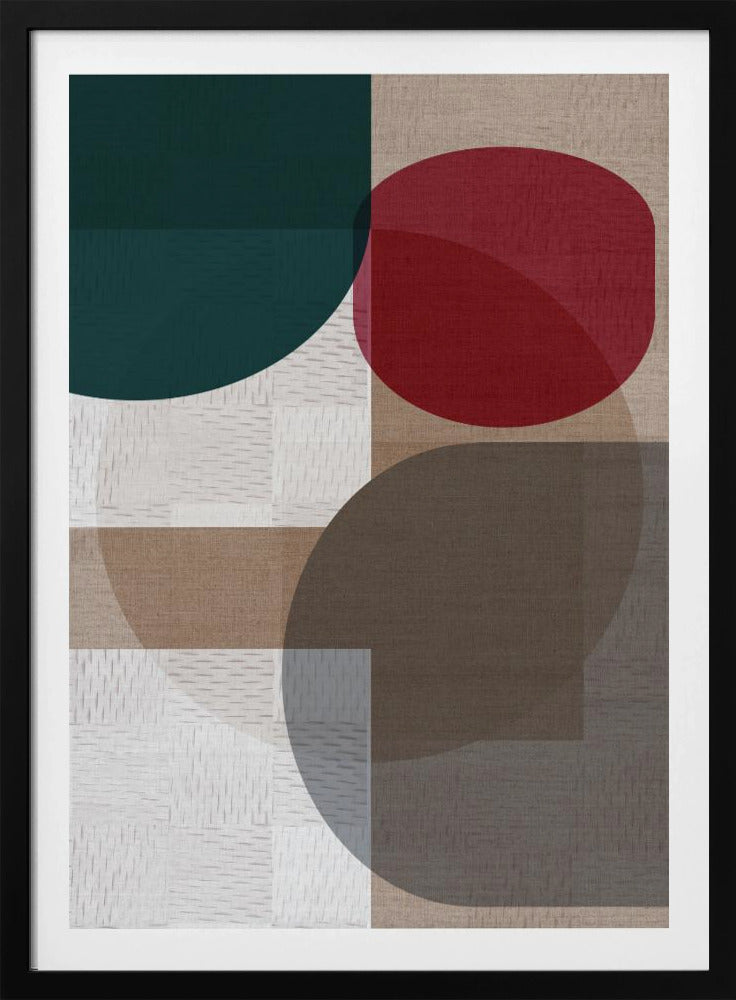 Woven Blue Green Red 2 | Poster