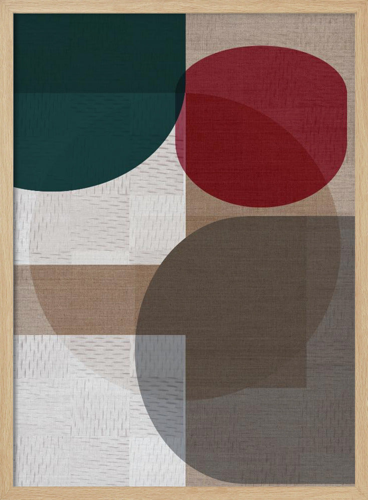 Woven Blue Green Red 2 | Poster