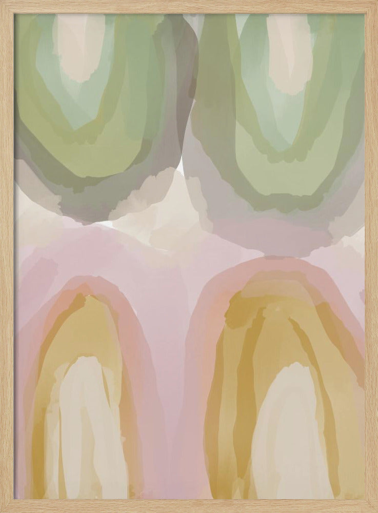 Aquarel Pastel Abstract | Poster