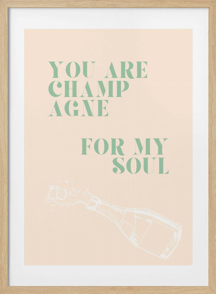 Champagne voor mijn ziel | Poster