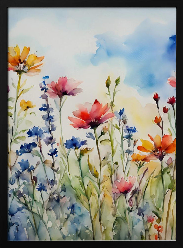 Wilde bloemen | Poster
