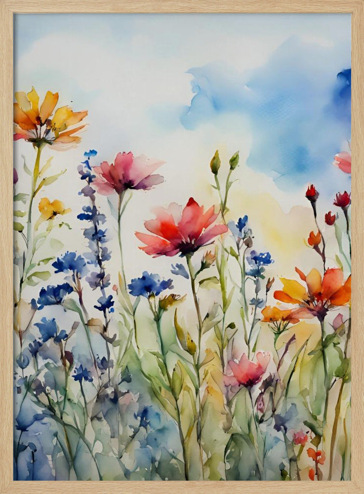 Wilde bloemen | Poster
