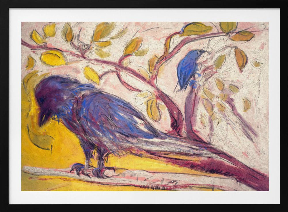 Horizon van stralende raven | Poster