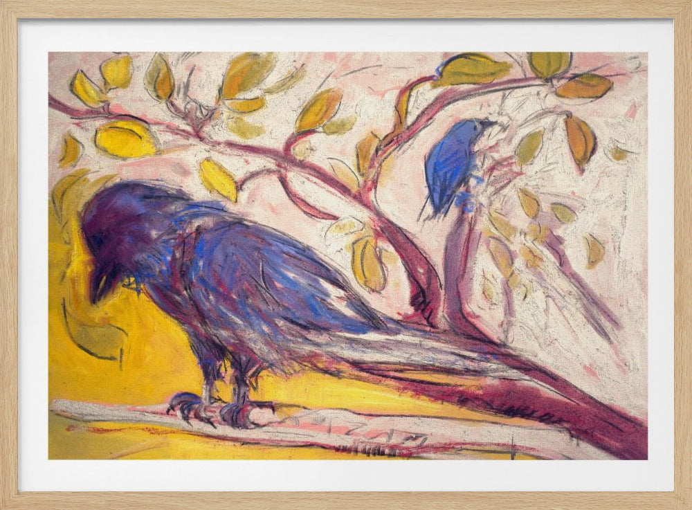 Horizon van stralende raven | Poster