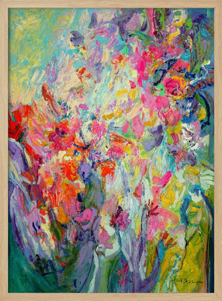 Vivid Floral Symphony | Poster