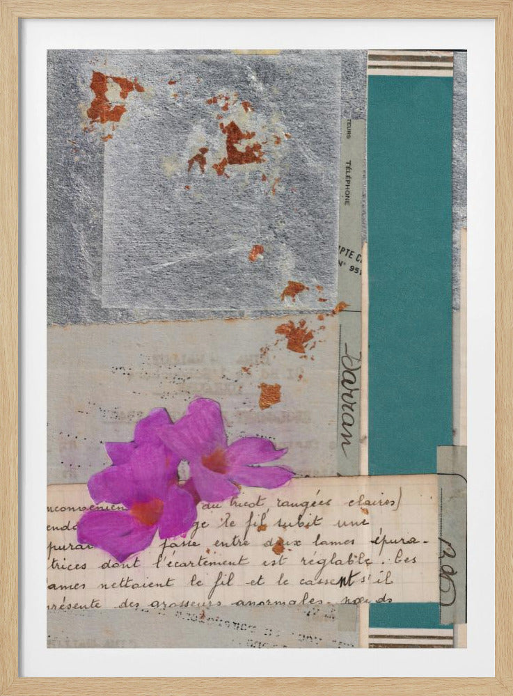 Roze Bloemen II | Poster