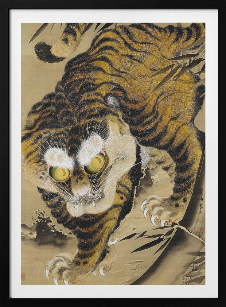 Tiger Emerging From Bamboo (18th Century) | Poster