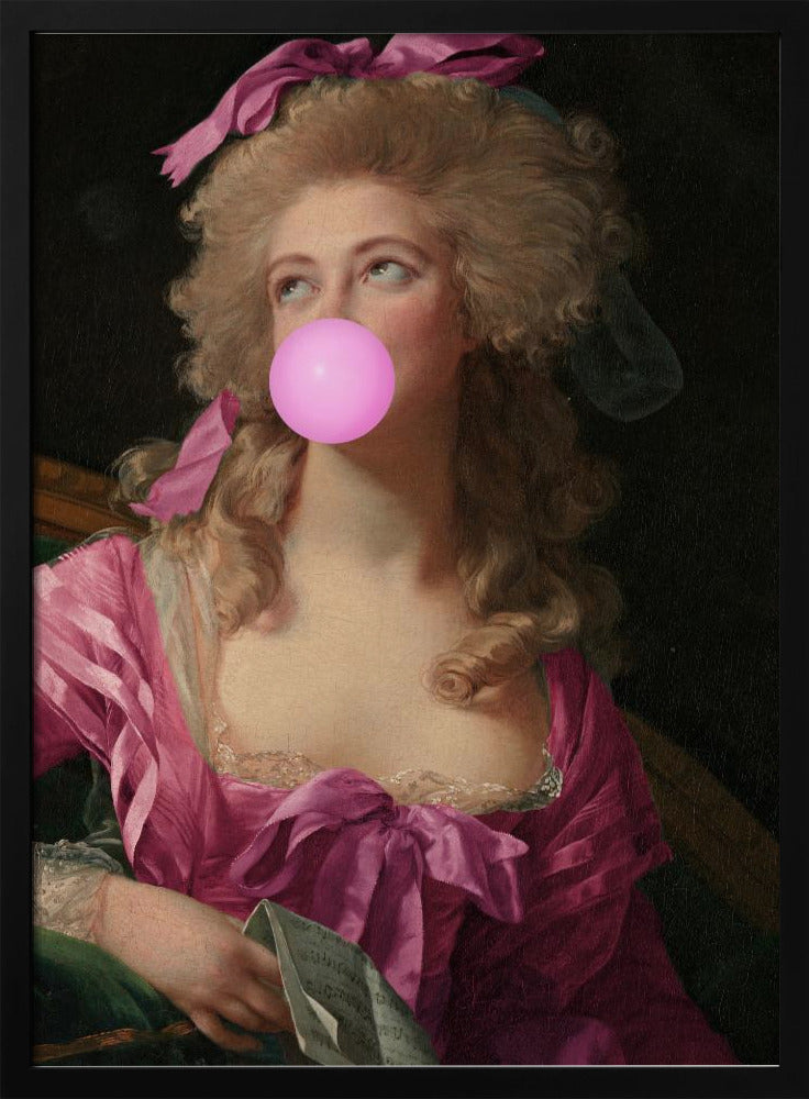 Bubblegummadame Roze exemplaar 2 | Poster