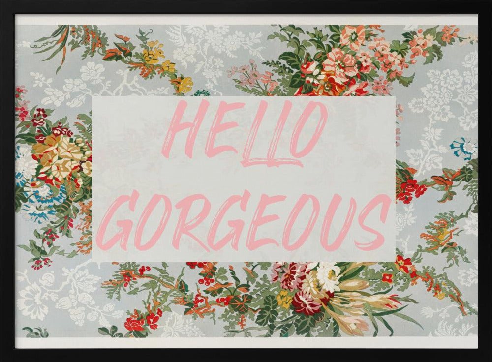 Halloprachtigblauwebloemen Ratio2x3 | Poster