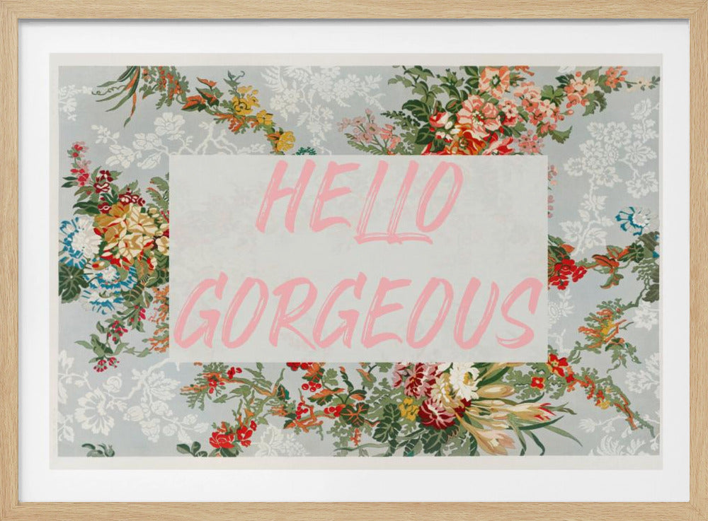 Halloprachtigblauwebloemen Ratio2x3 | Poster