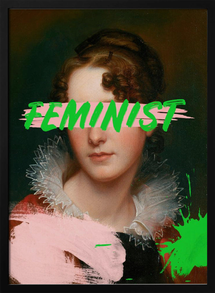 Feministisch portret Ratioiso | Poster
