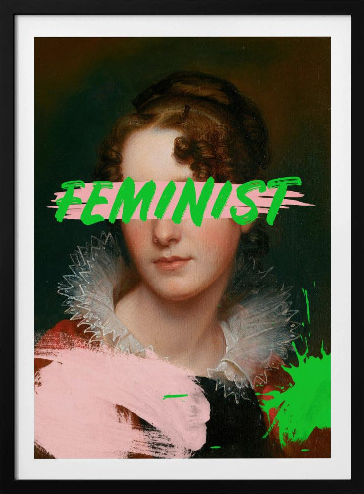 Feministisch portret Ratioiso | Poster